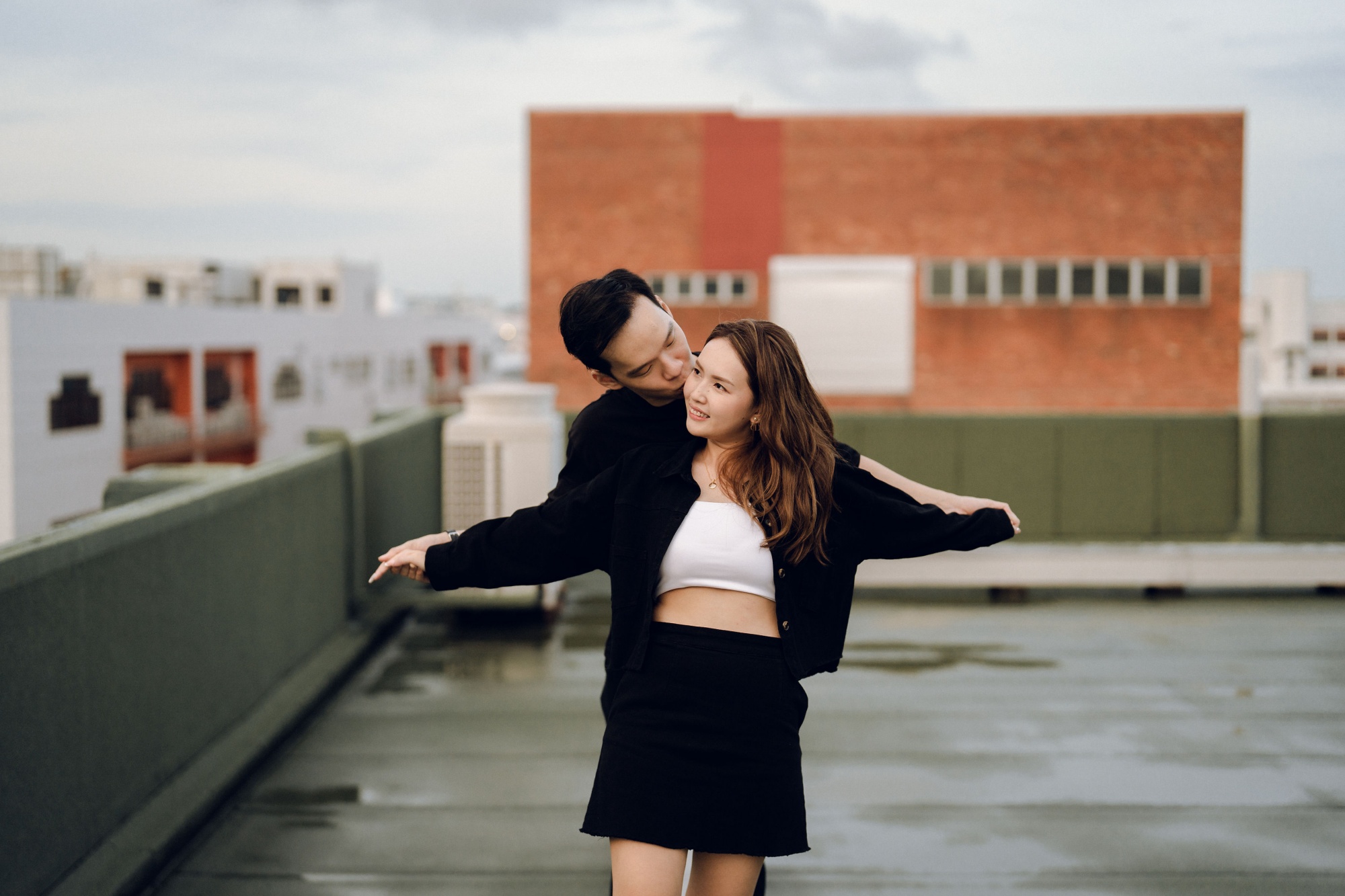 Prewedding Photoshoot At East Coast Park And Industrial Rooftop by Michael on OneThreeOneFour 31