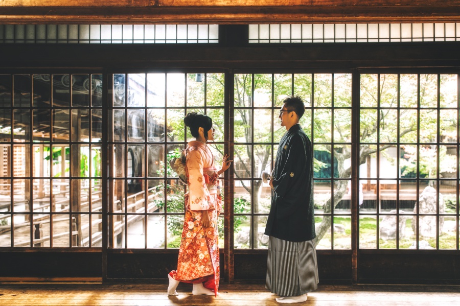 Kyoto Kimono Photoshoot At Shosei-en Garden and Kennin-Ji Temple, Gion District  by Shu Hao  on OneThreeOneFour 2