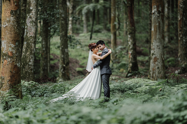 bali wedding photoshoot forest Botanic Garden