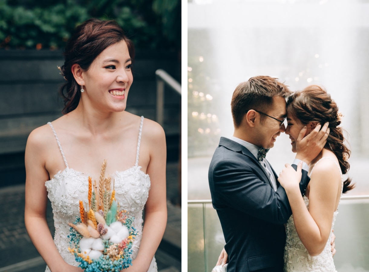 K&V: Pre-wedding in Singapore at Jewel, Gardens by the Bay and Jurong Lake Gardens by Grace on OneThreeOneFour 5