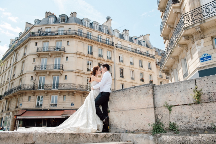 Parisian Elegance: Steven & Diana's Love Story at the Eiffel Tower, Palais Royal, Jardins Du Royal, Avenue de Camoens, and More by Arnel on OneThreeOneFour 13