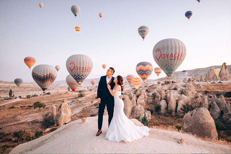 Overseas wedding photography in Cappadocia
