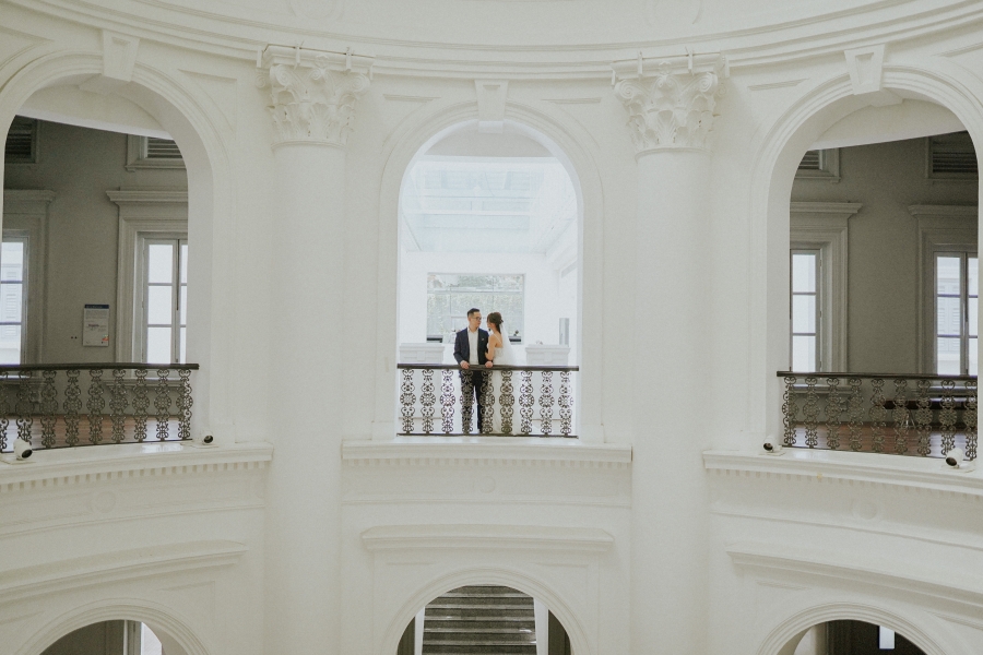Singapore Actual Wedding Day Photoshoot at Flutes, National Museum by Charles on OneThreeOneFour 4