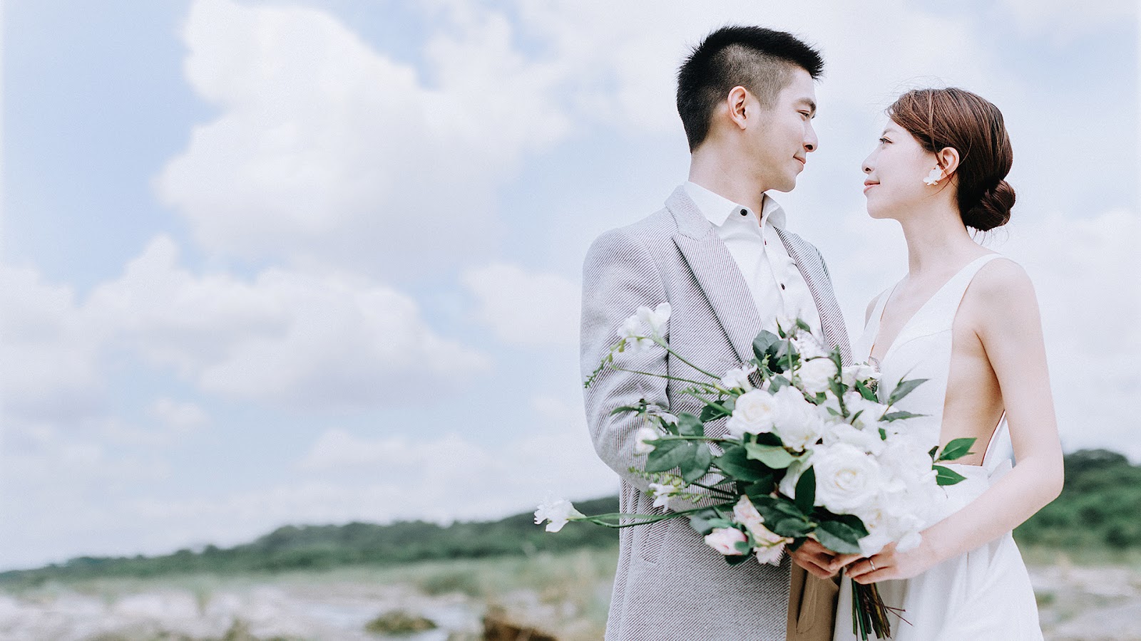 Taiwan Pre-Wedding Photoshoot And Elopement At Wild Rocky Fields  by Andy on OneThreeOneFour 11