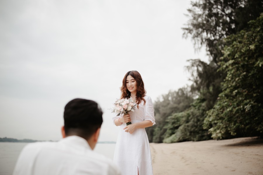 S & L - Singapore Outdoor Pre-Wedding at Coney Island & Gardens By The Bay by Chan on OneThreeOneFour 5