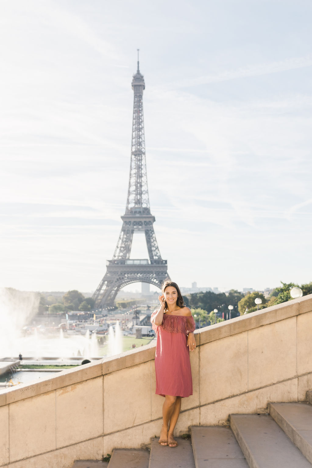 Engagement Photos in Paris' Trocadero With a Stunning View of Eiffel Tower by Celine on OneThreeOneFour 12