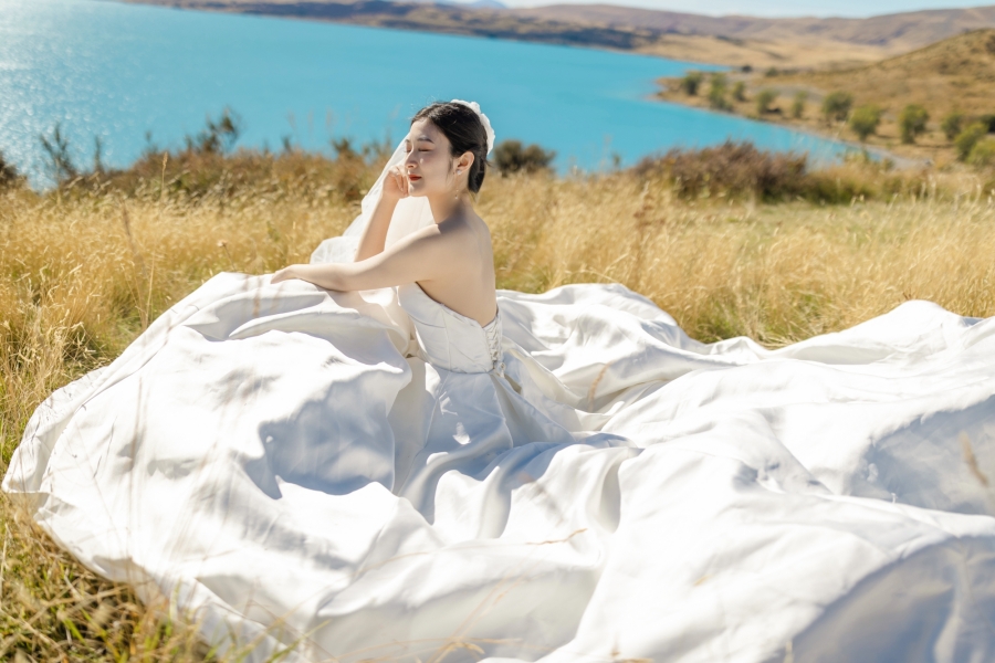 秋日冒險：紐西蘭獨特的婚前拍攝 搭乘黃色雙翼機 by Fei on OneThreeOneFour 22