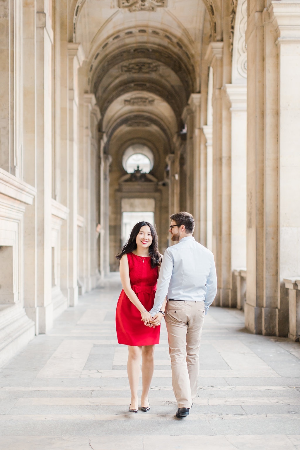 Paris Engagement Photo Shoot Louvre Palace and Tuileries Gardens  by Celine on OneThreeOneFour 7