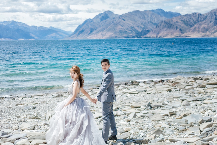 紐西蘭婚紗拍攝 - 雙子湖與薰衣草田 by Fei on OneThreeOneFour 12