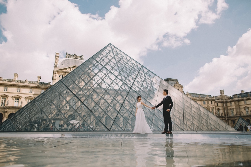 法國巴黎蜜月旅拍 - 艾菲爾鐵塔、羅浮宮與比爾哈克姆橋 by Vin on OneThreeOneFour 24