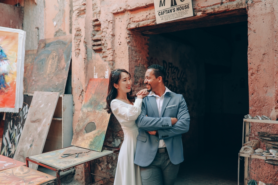 Morocco Casual Couple Honeymoon Photoshoot At Marrakesh  by AW on OneThreeOneFour 3
