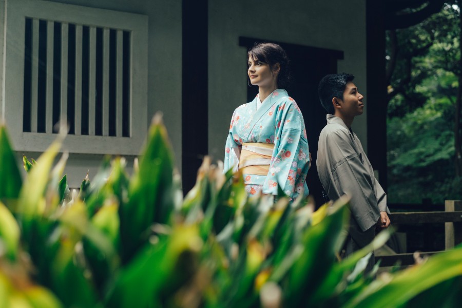 I: Mixed couple pre-wedding in Tokyo wearing kimono by Lenham on OneThreeOneFour 11