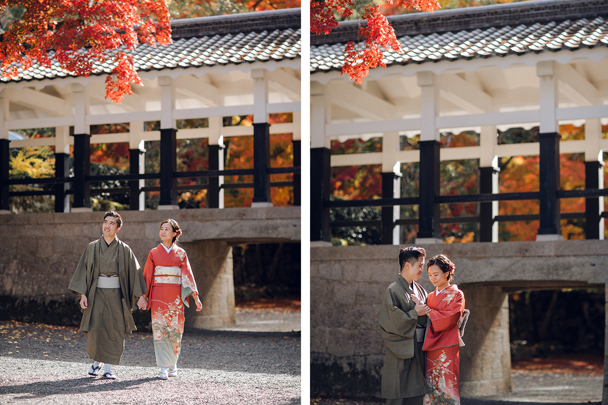 Japan Kyoto Autumn Kimono Shoot at Gion Shrine by Kinosaki on OneThreeOneFour 5