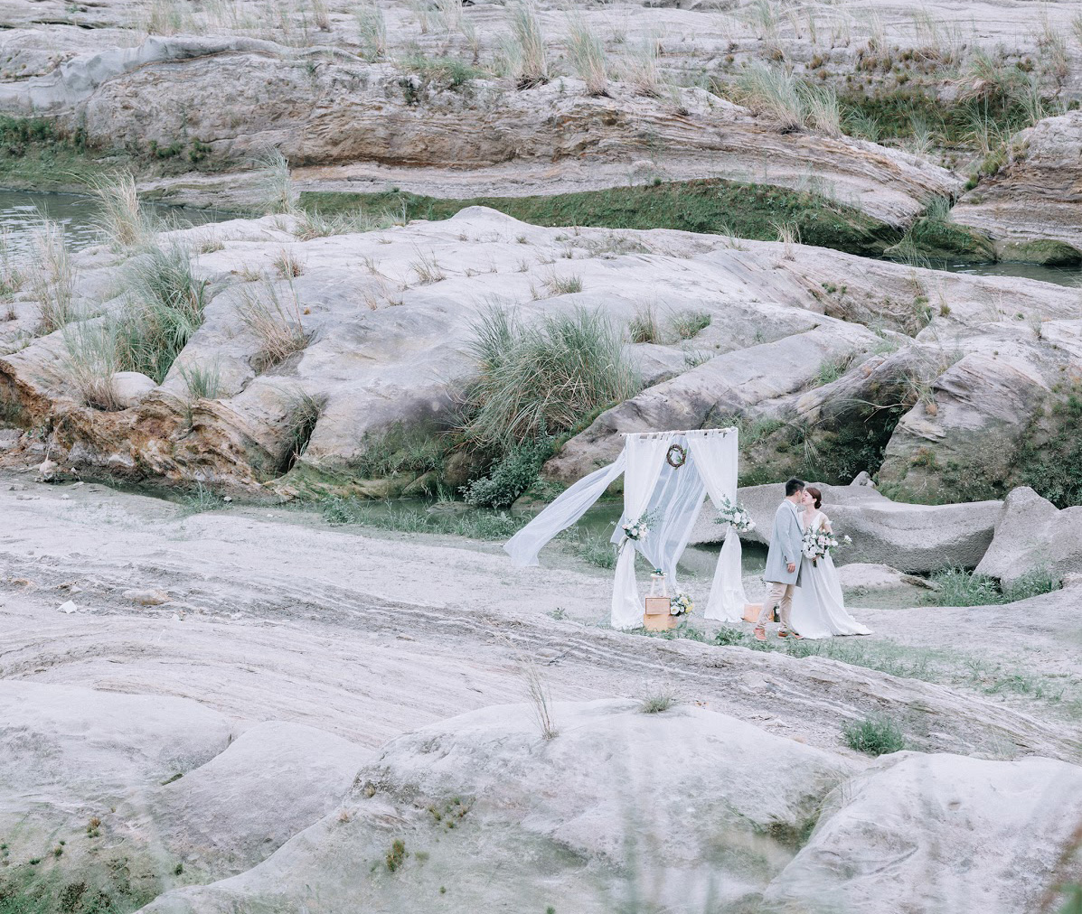 Taiwan Pre-Wedding Photoshoot And Elopement At Wild Rocky Fields  by Andy on OneThreeOneFour 0