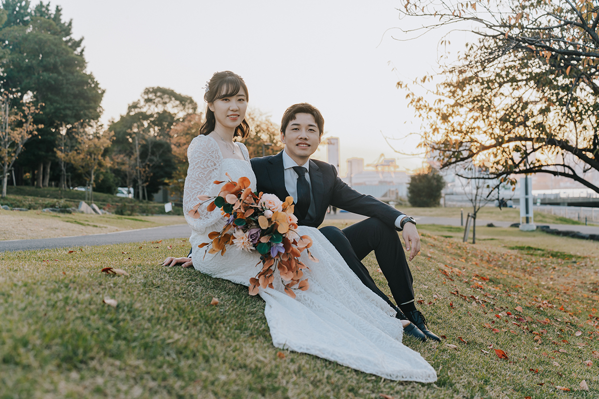 Tokyo Pre-Wedding at Beach & Odaiba Statue of Liberty by Cui Cui on OneThreeOneFour 14