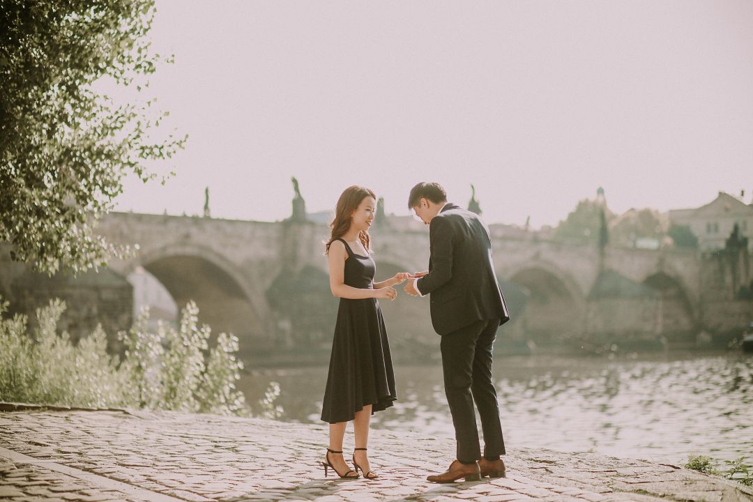 Prague Wedding Photoshoot with Surprise Proposal by Vickie on OneThreeOneFour 12