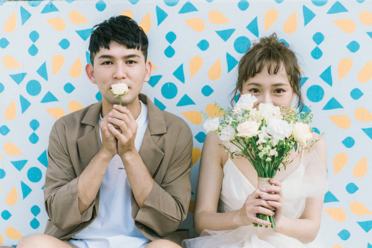 Taiwan Pre-Wedding Photoshoot Scooter Ride Sea Pier by  on OneThreeOneFour 18