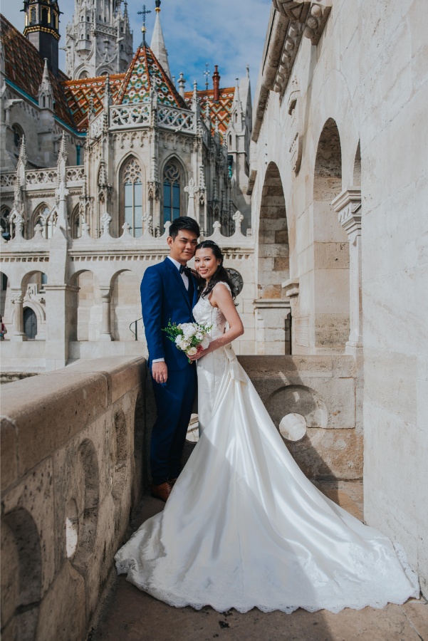 J&W: Budapest Full-day Pre-wedding Photoshoot around Castle Hill by Drew on OneThreeOneFour 11