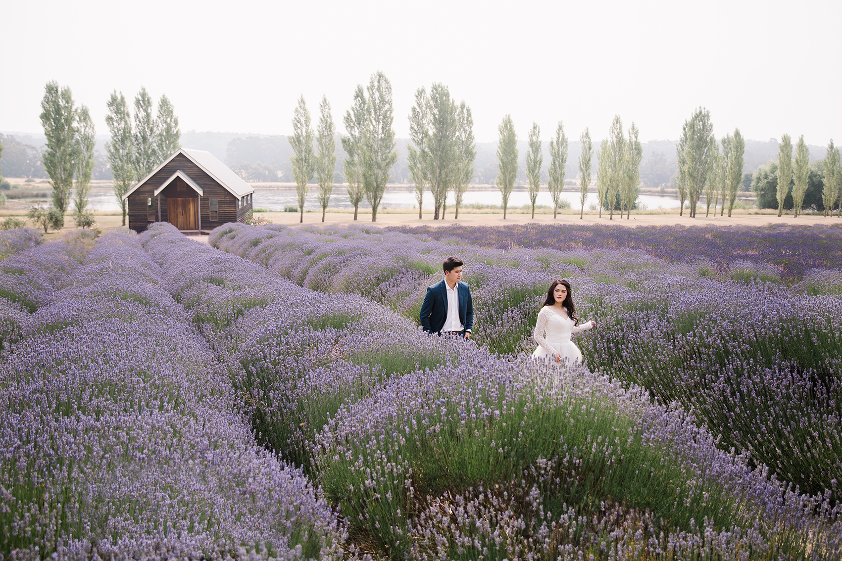 Melbourne Pre-Wedding at Lavender Farms and around the city by Freddie on OneThreeOneFour 1