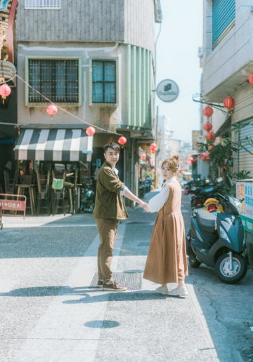 Taiwan Pre-Wedding Photoshoot Ferry Ride Pier Old Town Sea Beach