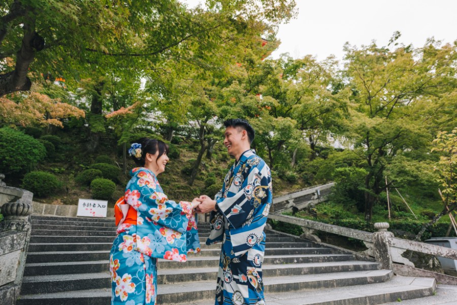 K: Autumn kimono pre-wedding in Kyoto, Higashiyama District by Shu Hao on OneThreeOneFour 10