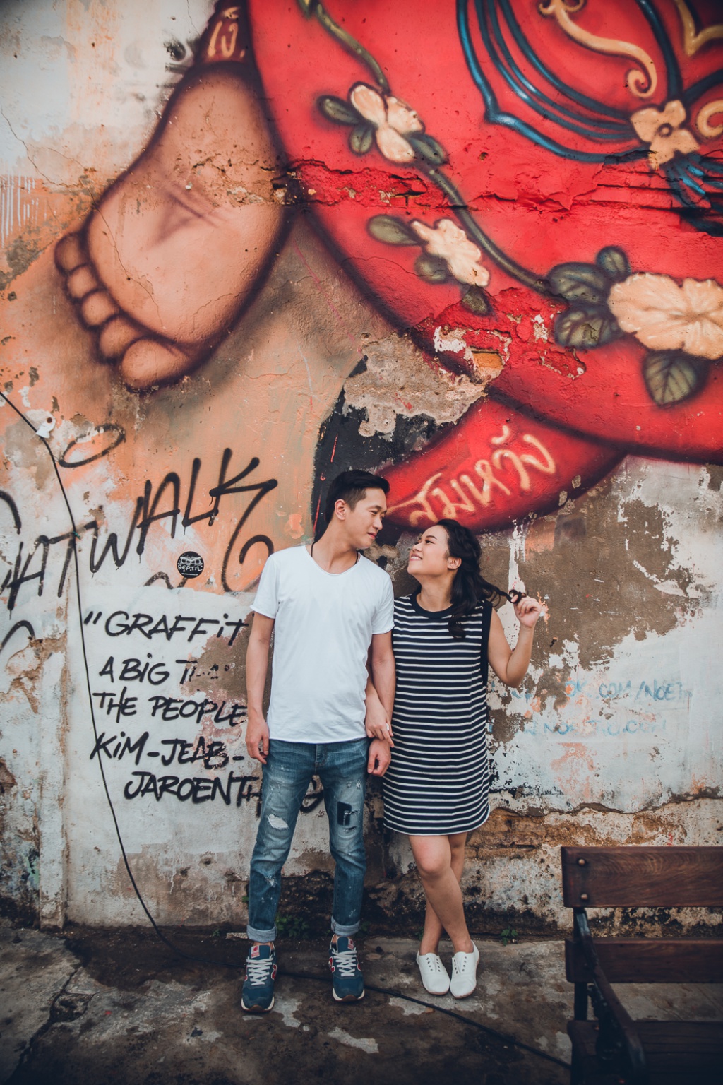 Engagement Photoshoot In Phuket At Phuket Old Town And Beach For Hong Kong Couple by Por  on OneThreeOneFour 19
