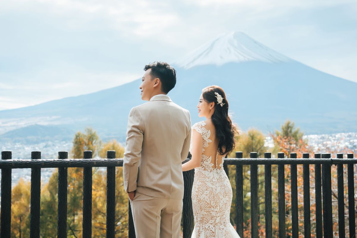 東京根津神社傳統和服拍攝. 以及忠霊塔和富士山的婚前拍攝 by Dahe on OneThreeOneFour 9