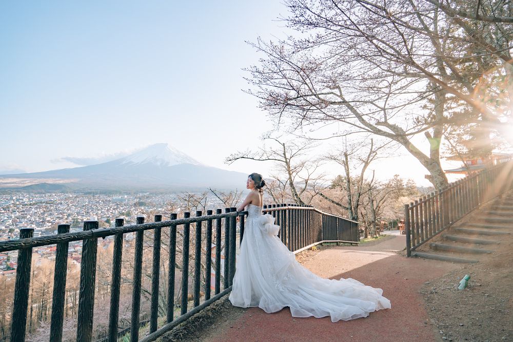 Tokyo Sakura and Mt Fuji Pre-Wedding Photography  by Dahe on OneThreeOneFour 41