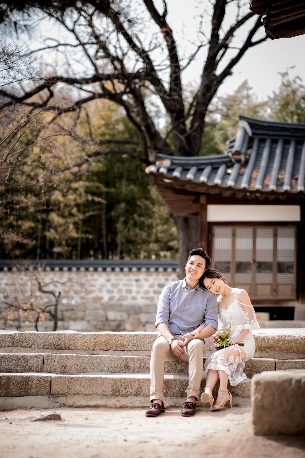 Korea Outdoor Pre-Wedding Photoshoot At Kyunghee University  by Junghoon on OneThreeOneFour 16