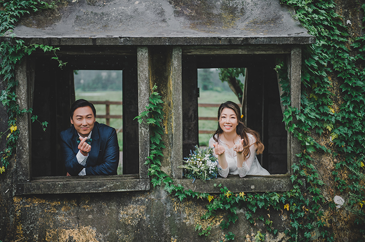 korea jeju island farm wedding photoshoot