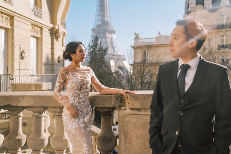 Elegance in Every Frame: Victoria & Eugene's Parisian Engagement Photoshoot by Vin on OneThreeOneFour 13