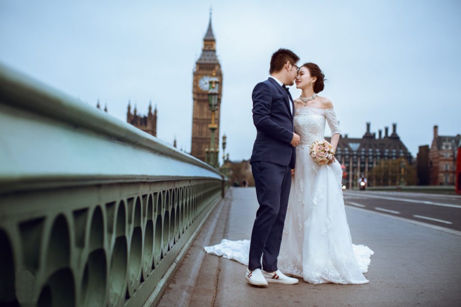 London Pre-Wedding Photoshoot At Big Ben And Westminster Abbey  by Dom on OneThreeOneFour 0