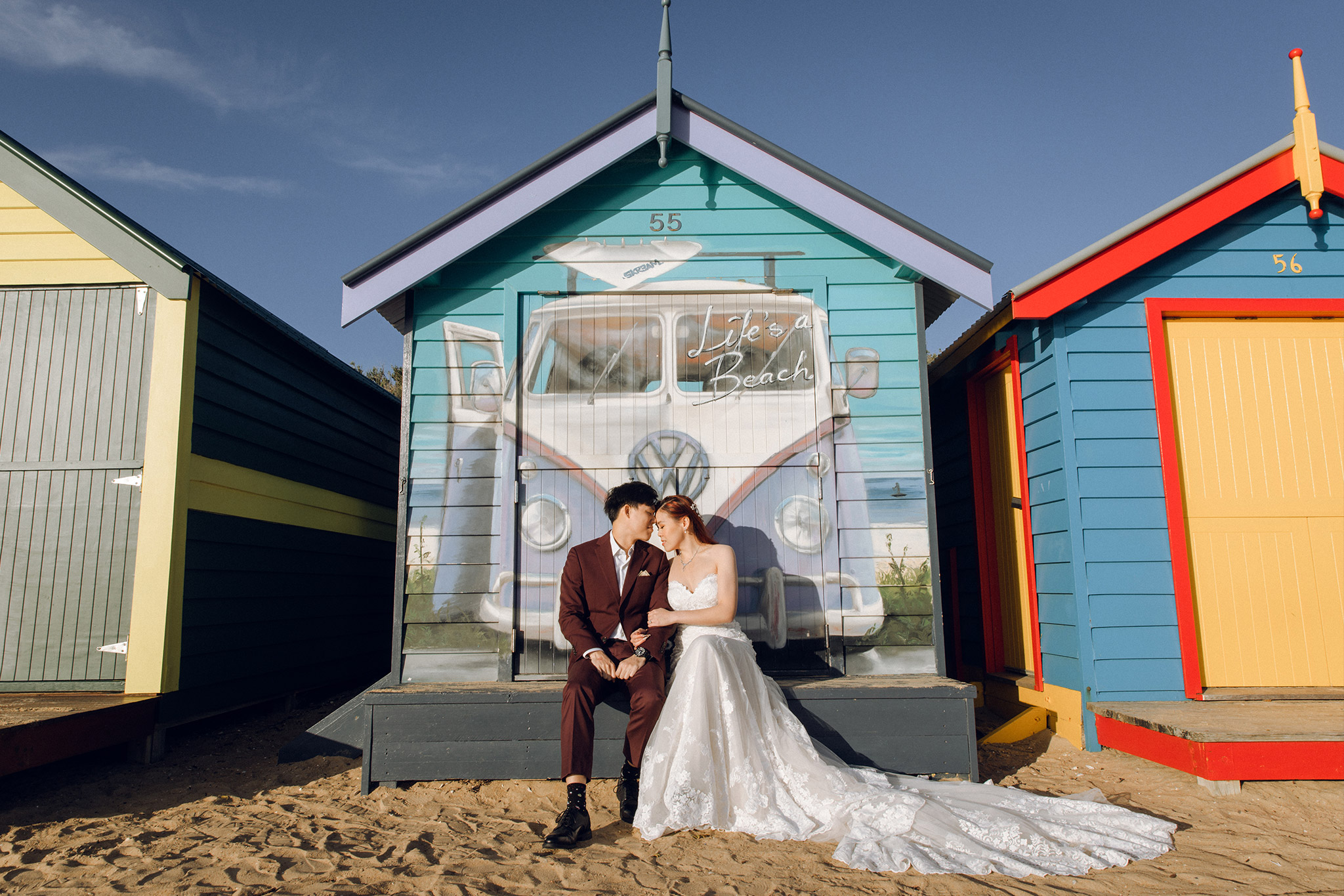 澳洲墨爾本婚紗拍攝 草泥馬農場 卡爾頓花園 布萊頓沙灘彩色小屋 by Freddie on OneThreeOneFour 22