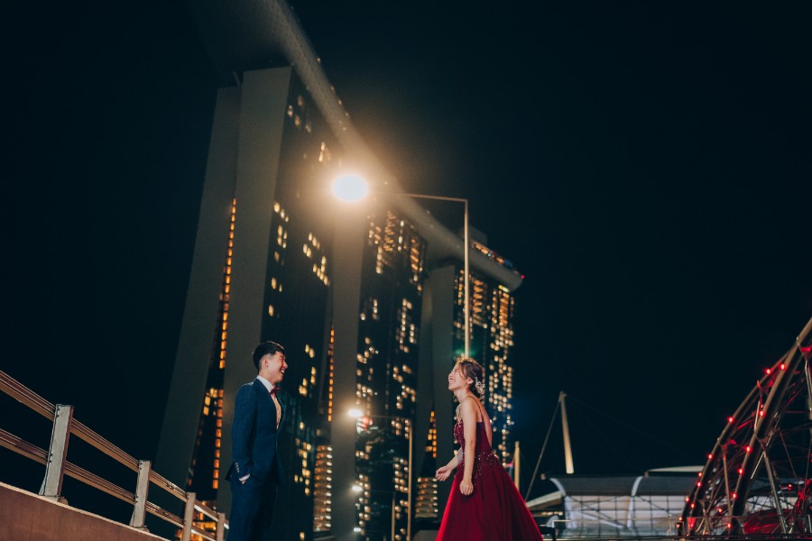 B&LY: Fort Canning, beach and Marina Bay Sands pre-wedding by Michael on OneThreeOneFour 28