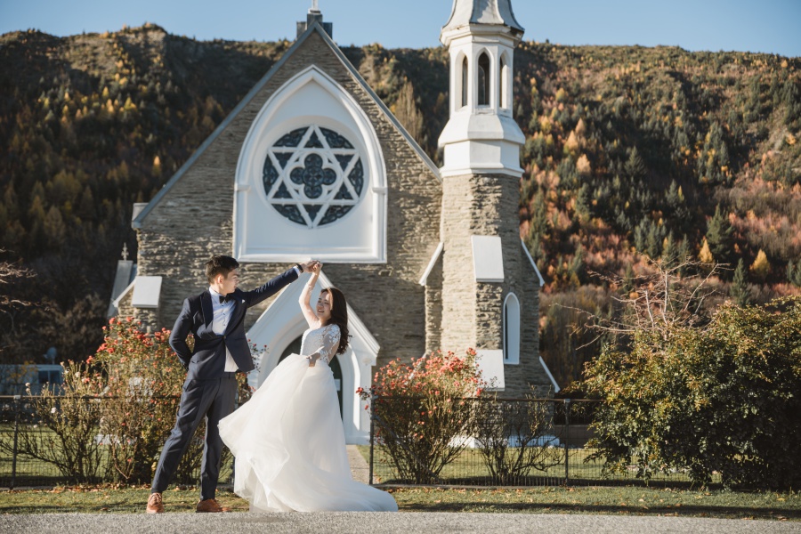 New Zealand Pre-Wedding Photoshoot At Coromandel Peak, Arrowtown And Alpaca Farm by Felix  on OneThreeOneFour 20