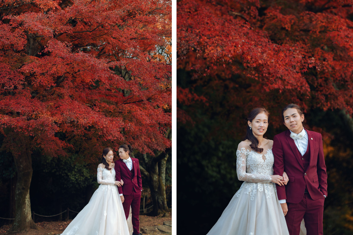 京都傳統的祗園區和服拍攝，以及奈良鹿園秋季婚紗拍攝 by Kinosaki on OneThreeOneFour 17