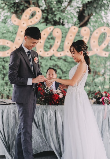 F & N: Rustic Themed Singapore Wedding Day At Wheeler's Estate