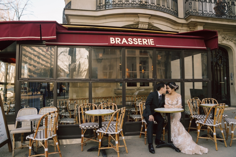 Elegance in Every Frame: Victoria & Eugene's Parisian Engagement Photoshoot by Vin on OneThreeOneFour 5