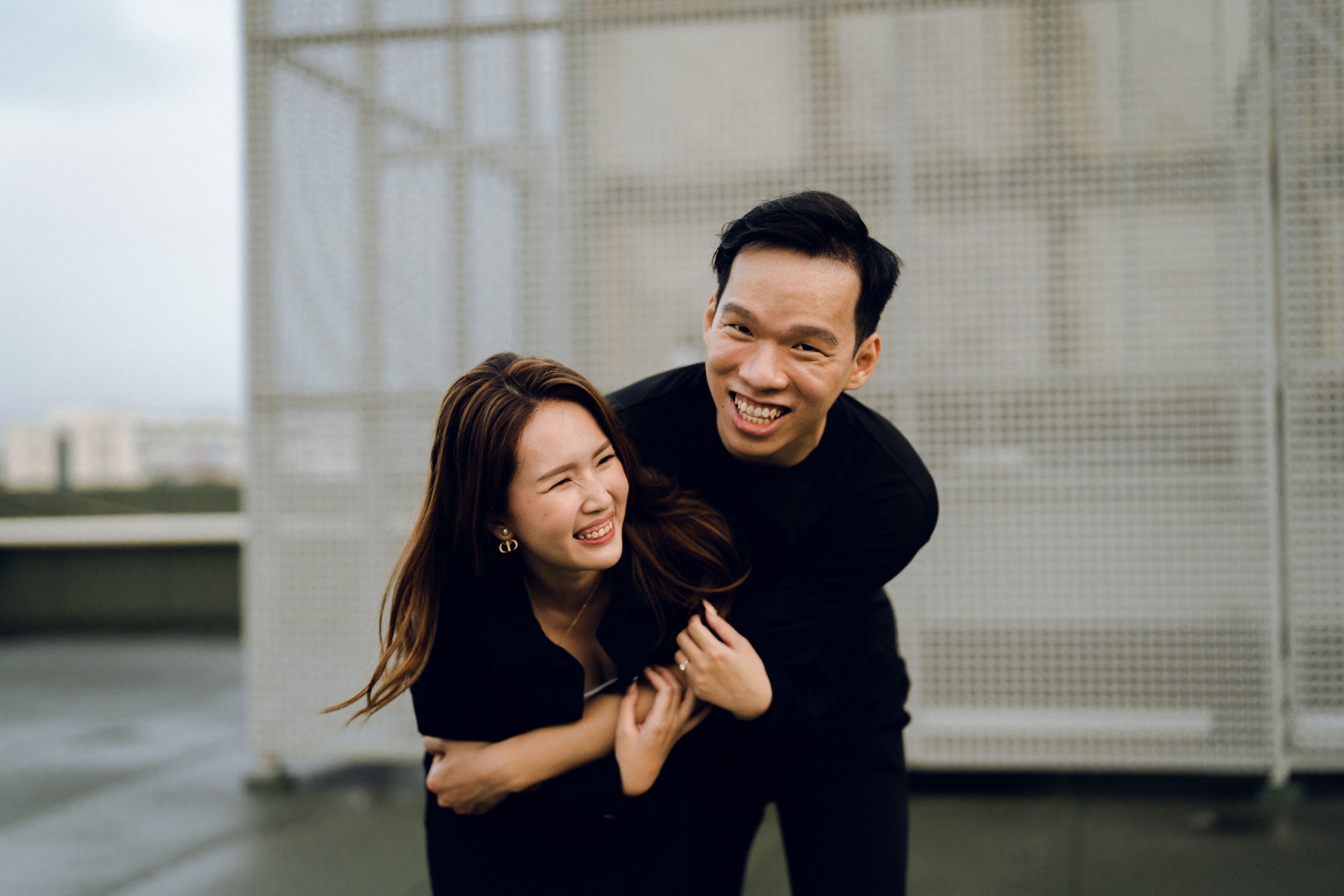 Prewedding Photoshoot At East Coast Park And Industrial Rooftop by Michael on OneThreeOneFour 34