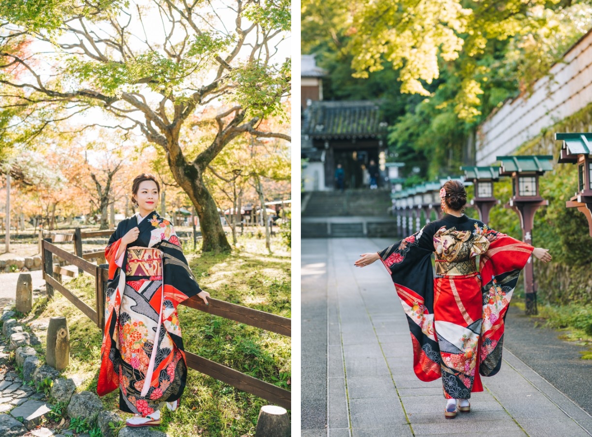 P&D: Kyoto pre-wedding in kimonos by Shu Hao on OneThreeOneFour 8