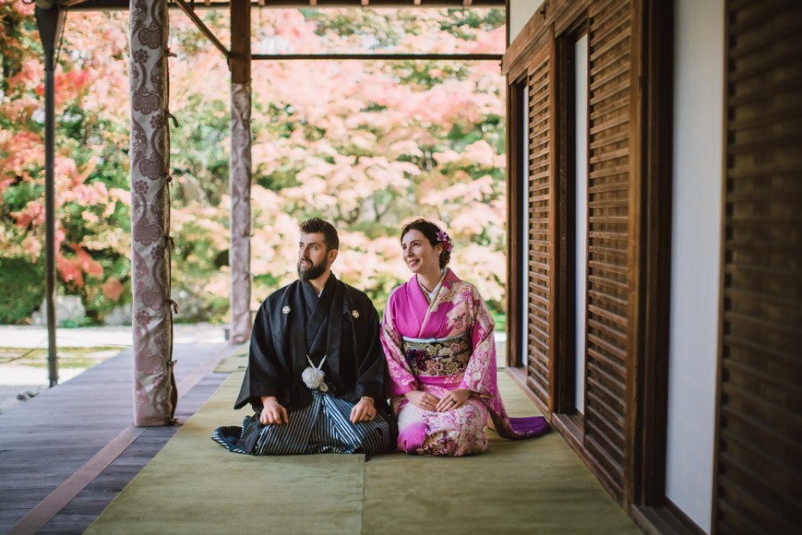 V&A: Spanish couple pre-wedding in charming Kyoto  by Kinosaki on OneThreeOneFour 9