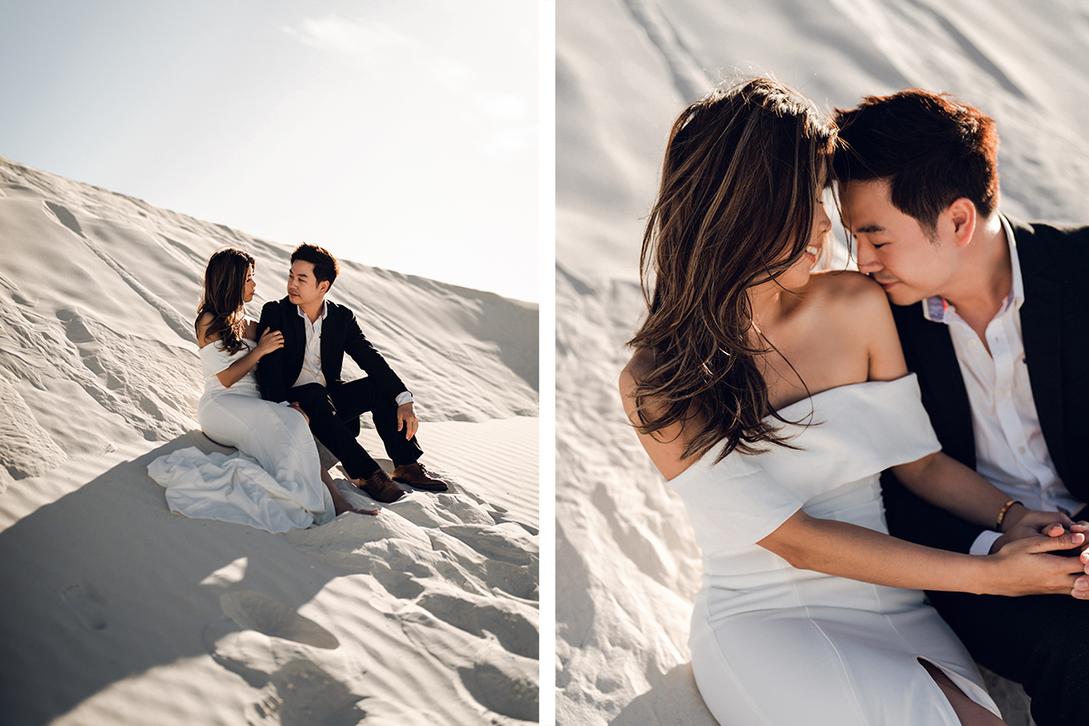 Perth Lancelin Desert & Beach Pre-Wedding Shoot by Jimmy on OneThreeOneFour 1