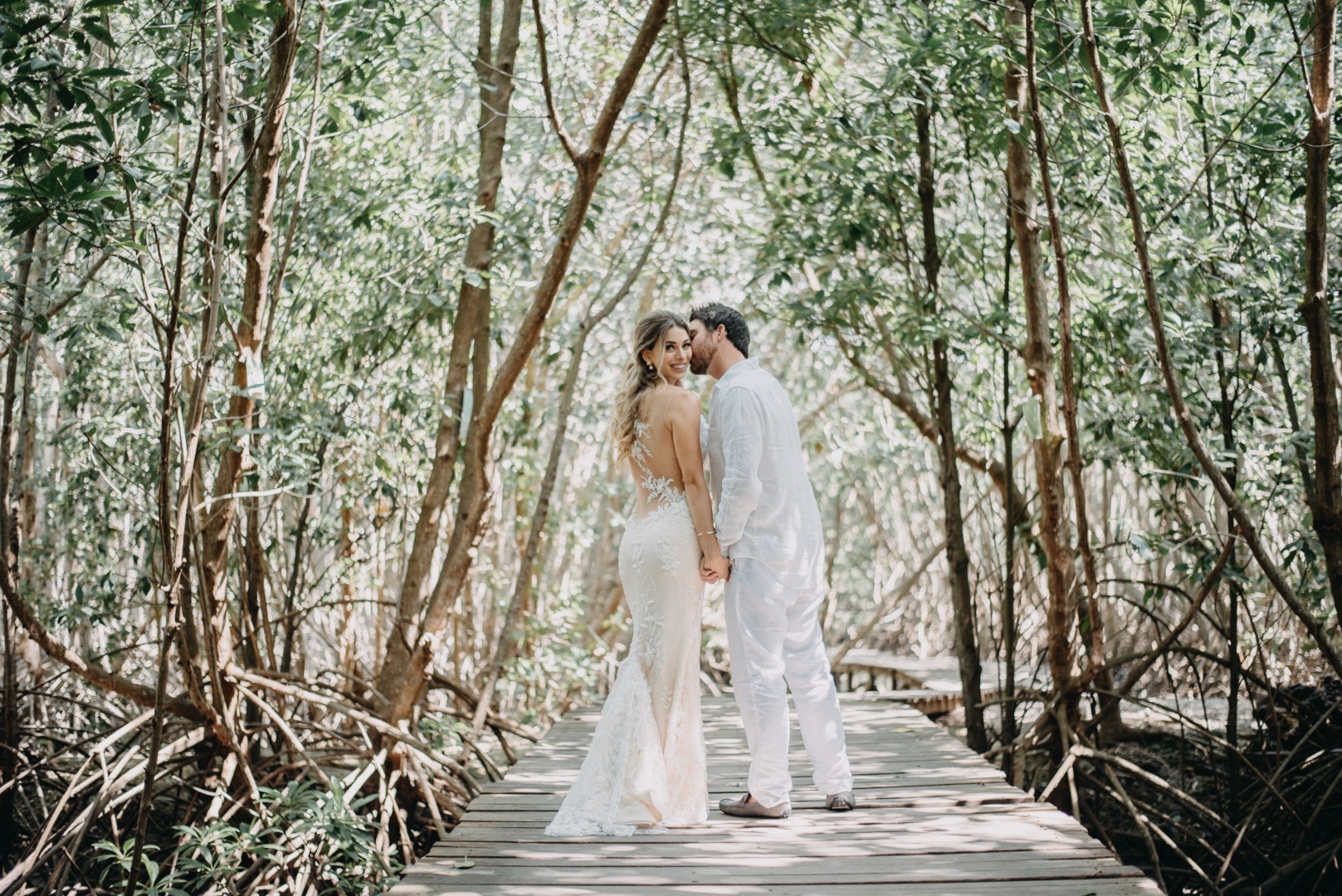 A&R: Bali Post-wedding Photography at Mangrove Forest and Beach by Agus on OneThreeOneFour 2