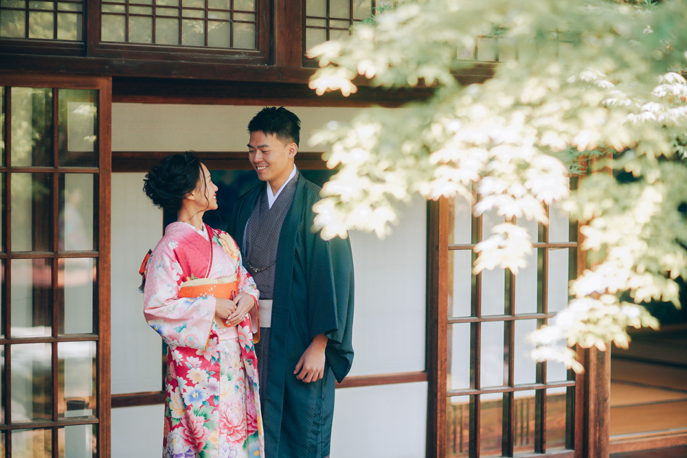 Pre-Wedding Photoshoot In Kyoto And Nara At Gion District And Nara Deer Park by Kinosaki  on OneThreeOneFour 20