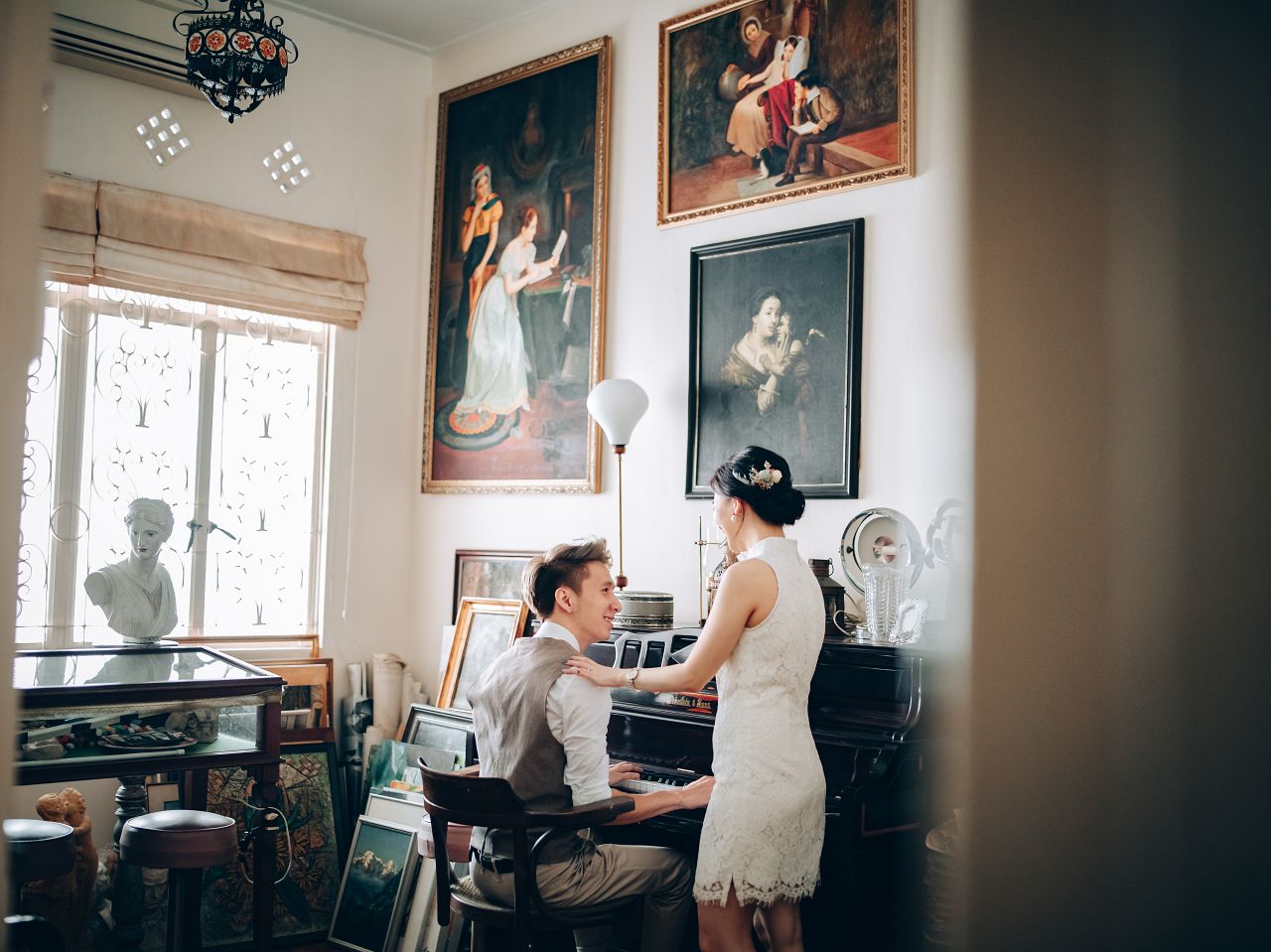 Vintage Studio Pre-Wedding Photoshoot by Chan on OneThreeOneFour 1