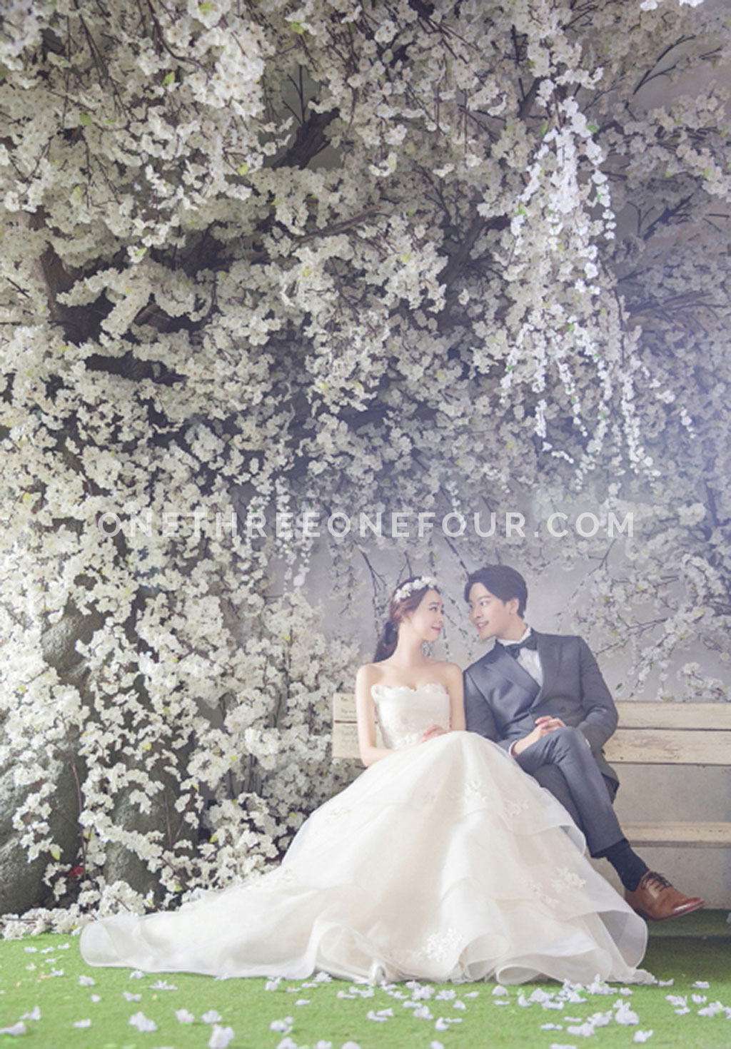 M Company - Korean Studio Pre-Wedding Photography: Cherry Blossom by M Company on OneThreeOneFour 2