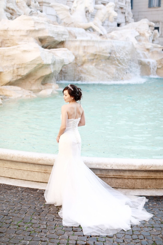 義大利婚紗拍攝 -  特萊維噴泉 by Katie on OneThreeOneFour 13