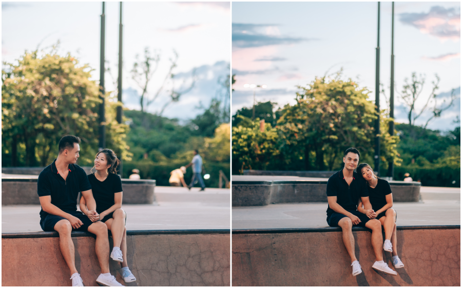 Singapore Casual Couple Photoshoot At East Coast Park - Xtreme Skatepark by Michael on OneThreeOneFour 19