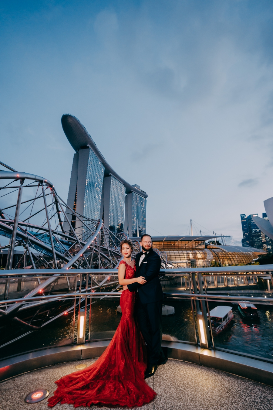 Singapore Post-Wedding Photoshoot At National Museum, Fort Canning Park and Marina Bay For American Couple  by Michael  on OneThreeOneFour 20