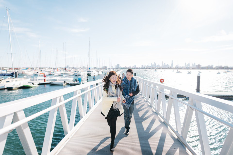 Pre-Wedding Photoshoot At Melbourne Yacht Club And Cape Schanck  by Felix  on OneThreeOneFour 10
